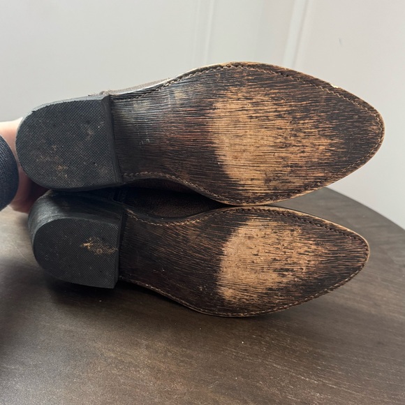 Laredo Blameless Distressed Ankle Western Cowboy Boots - Size 7 - EUC - Brown - Picture 10 of 10